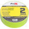 ProX Commercial-Grade Gaffer Tape (2" x 60 yd, Fluorescent Yellow)