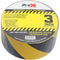 ProX Commercial-Grade Gaffer Tape (3" x 60 yd, Fluorescent Hazard Yellow and Black)