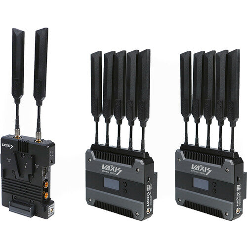 Vaxis Storm 3000DV Wireless Transmitter & Dual Receiver Kit (V-Mount)