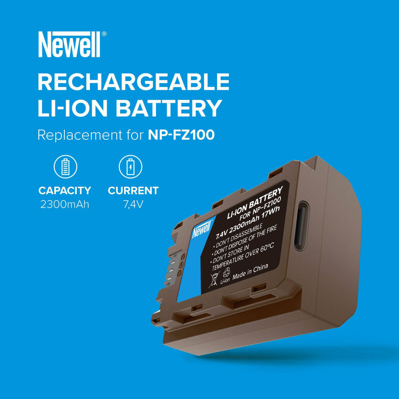 Newell NP-FZ100 USB-C Rechargeable Battery Pack (2300mAh)