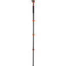 Fotopro X-Airfly Max Carbon Fiber Travel Tripod with Ball Head (Orange)