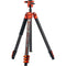 Fotopro X-Airfly Max Carbon Fiber Travel Tripod with Ball Head (Orange)