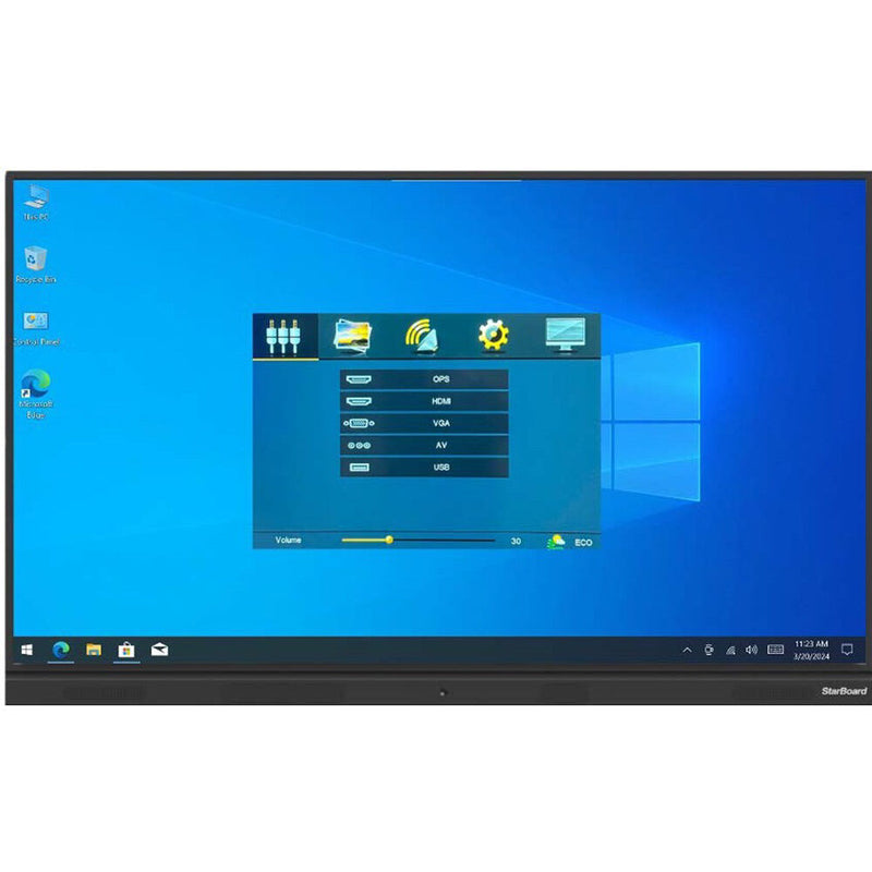 StarBoard Solution IFPD Lite 75" UHD 4K Touch Screen Commercial Monitor