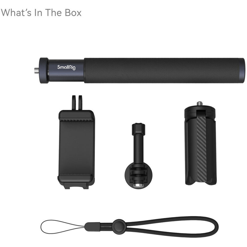 SmallRig Selfie Stick for Action Cameras (7.9 to 37")