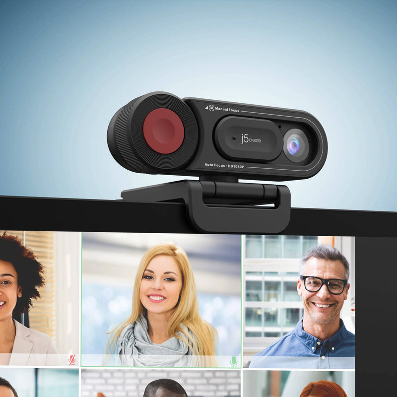 j5create Full HD Webcam with Auto & Manual Focus