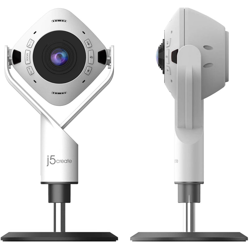 j5create 360&deg; AI-Powered Webcam with Speakerphone