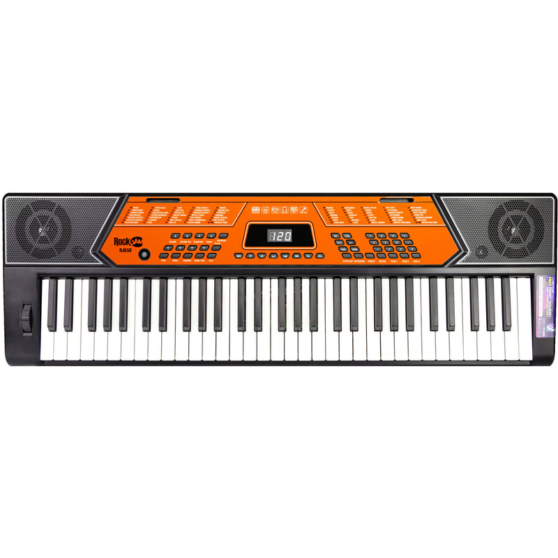 RockJam RJ650-SK 61-Key Keyboard Super Kit