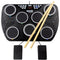 RockJam Tabletop 7-Pad Electronic MIDI Bluetooth Drum Kit