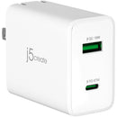 j5create 67W GaN 2-Port USB-C Wall Charger