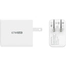 j5create 67W GaN 2-Port USB-C Wall Charger