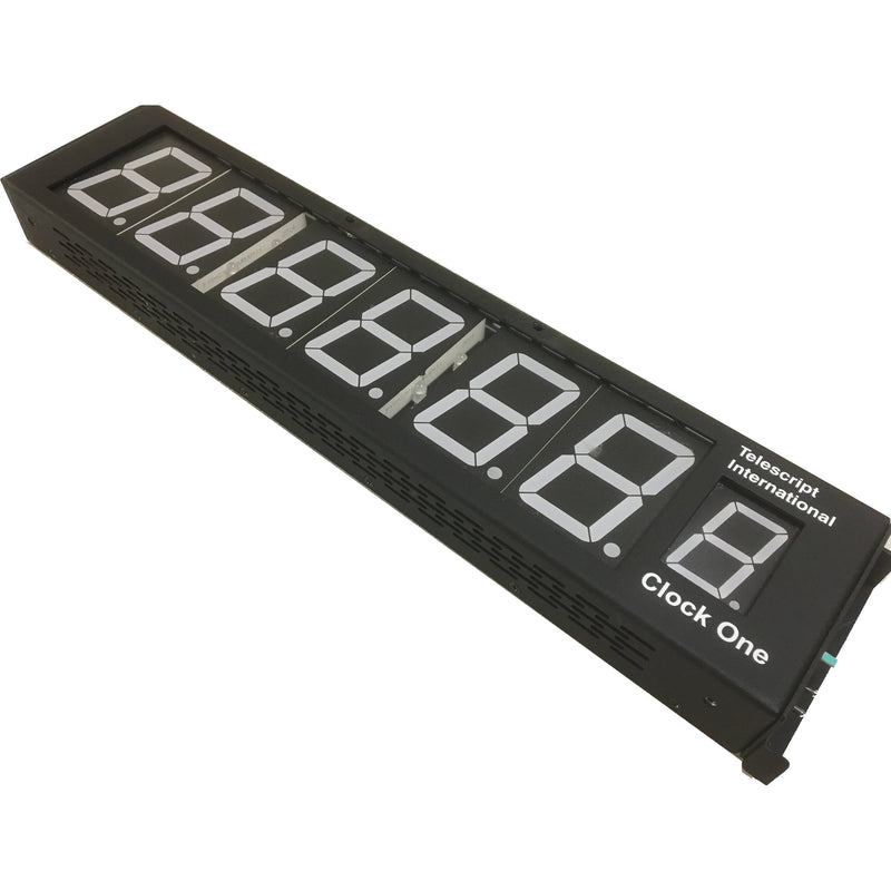 Telescript Clock One Dual Color Timecode Display