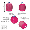 Ultimate Ears WONDERBOOM 4 Wireless Bluetooth Speaker (Pink)