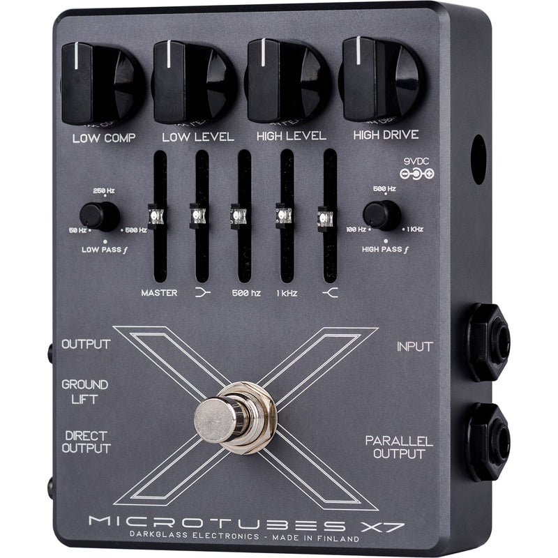 Darkglass Electronics Microtubes X7 Bass Preamp Pedal (Gray)