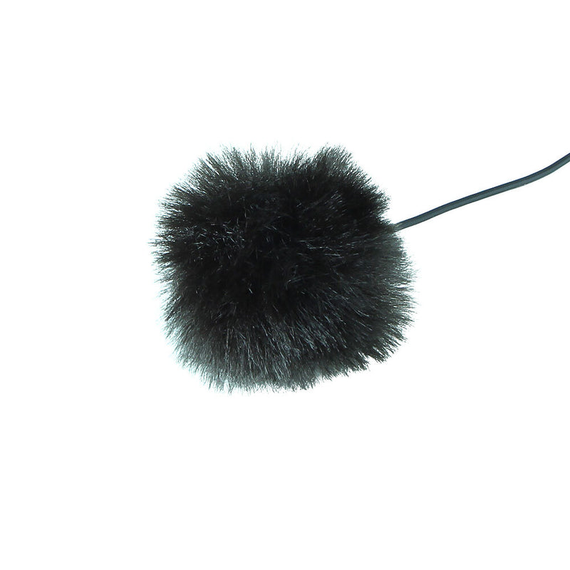 Eastwind Audio Lavalier Foam and Fur Shields (Black, 2-Pack)