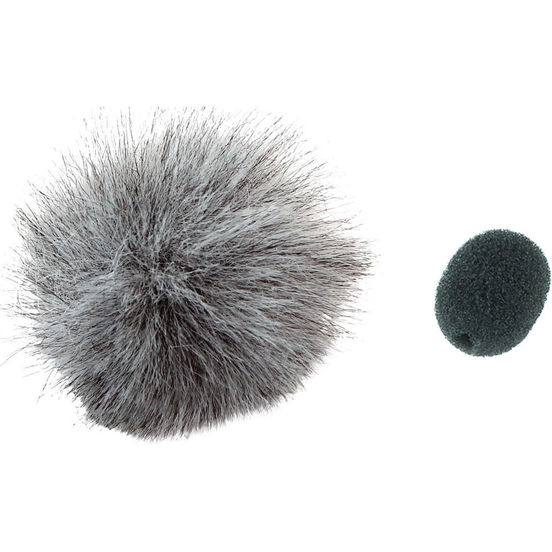 Eastwind Audio Lavalier Foam and Fur Shields (Gray, 2-Pack)