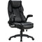 Eureka Galene Faux Leather Office Chair (Black)