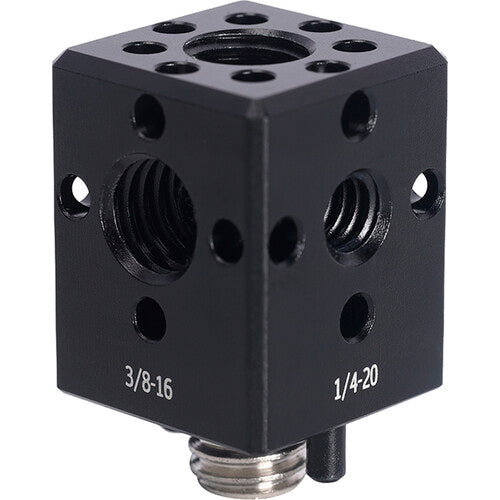 Niceyrig 1/4''-20 & 3/8''-16 Threaded Extension Bracket with ARRI-Type Locating Screw