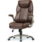 Eureka Galene Faux Leather Office Chair (Brown)