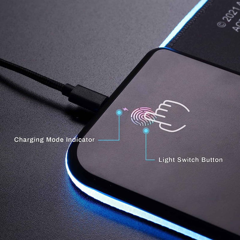 Eureka Night Raid Wireless Charging Mouse Pad