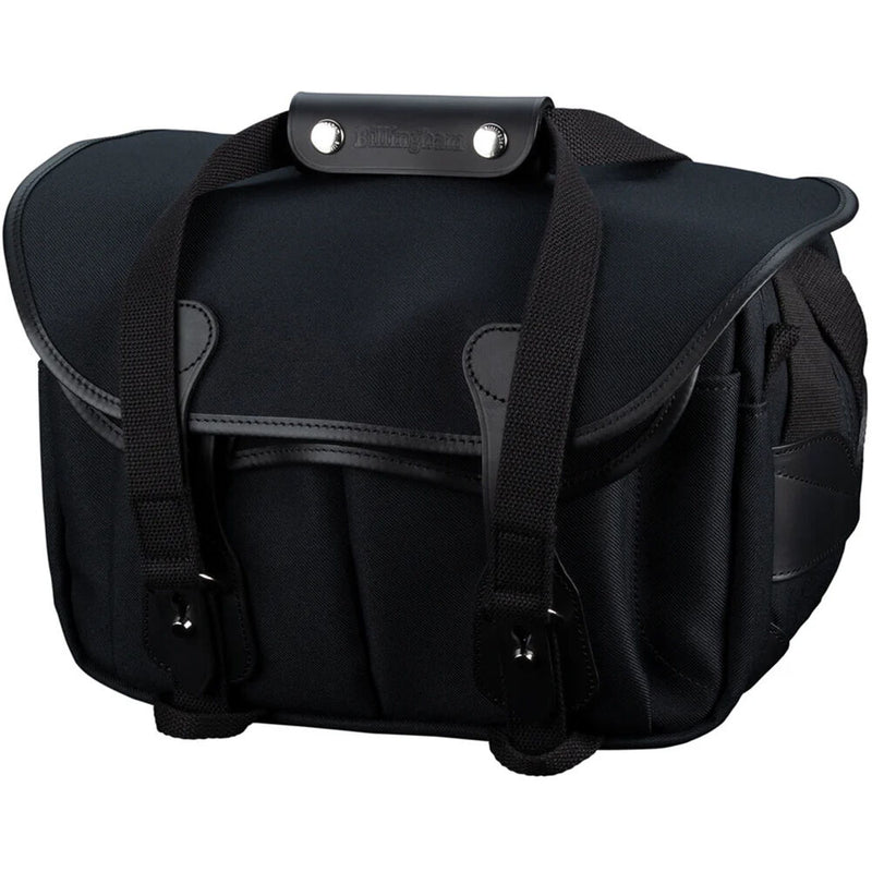 Billingham 225 MKII Camera and Tablet Bag (Black FibreNyte / Black Leather Trim, 10L)