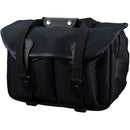 Billingham 335 MKII Camera/Laptop Bag (Black FibreNyte / Black Leather Trim, 10L)