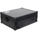 ProX ATA-Style Flight Case for AlphaTheta OMNIS-DUO DJ Controller with Laptop Shelf and LED (All Black)