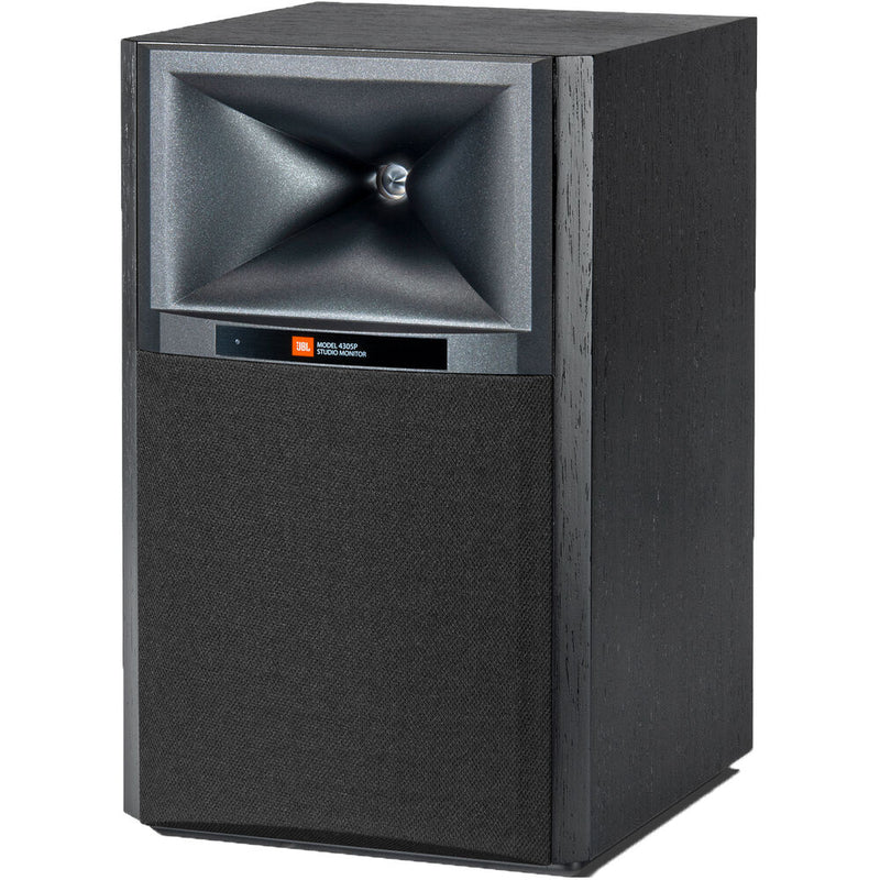 JBL 4305P Studio Monitor 2-Way Active Wireless Bookshelf Speakers (Black Walnut, Pair)