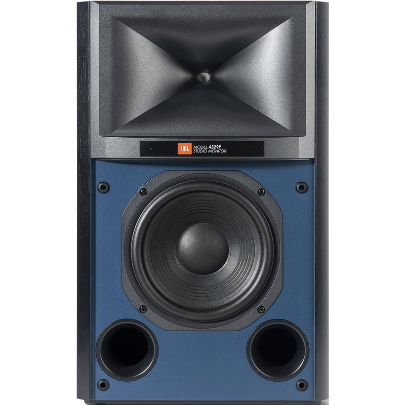 JBL 4329P Studio Monitor 2-Way Active Wireless Bookshelf Speakers (Black Walnut, Pair)