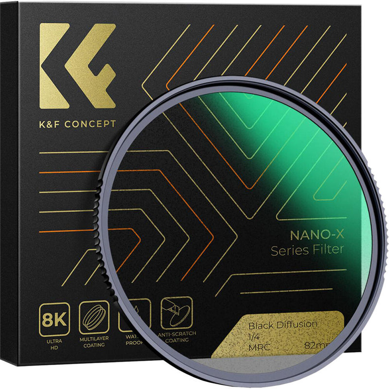 K&F Concept Nano-X Series Black Diffusion Filter (49mm, Grade 1/4)