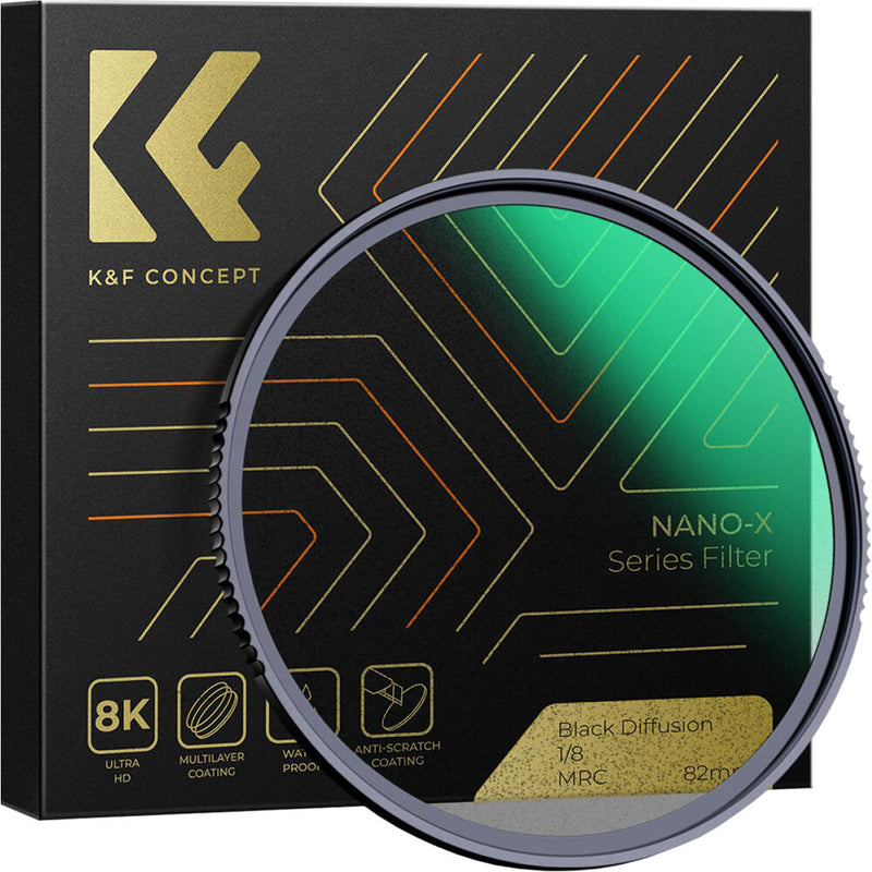 K&F Concept Nano-X Series Black Diffusion Filter (49mm, Grade 1/8)