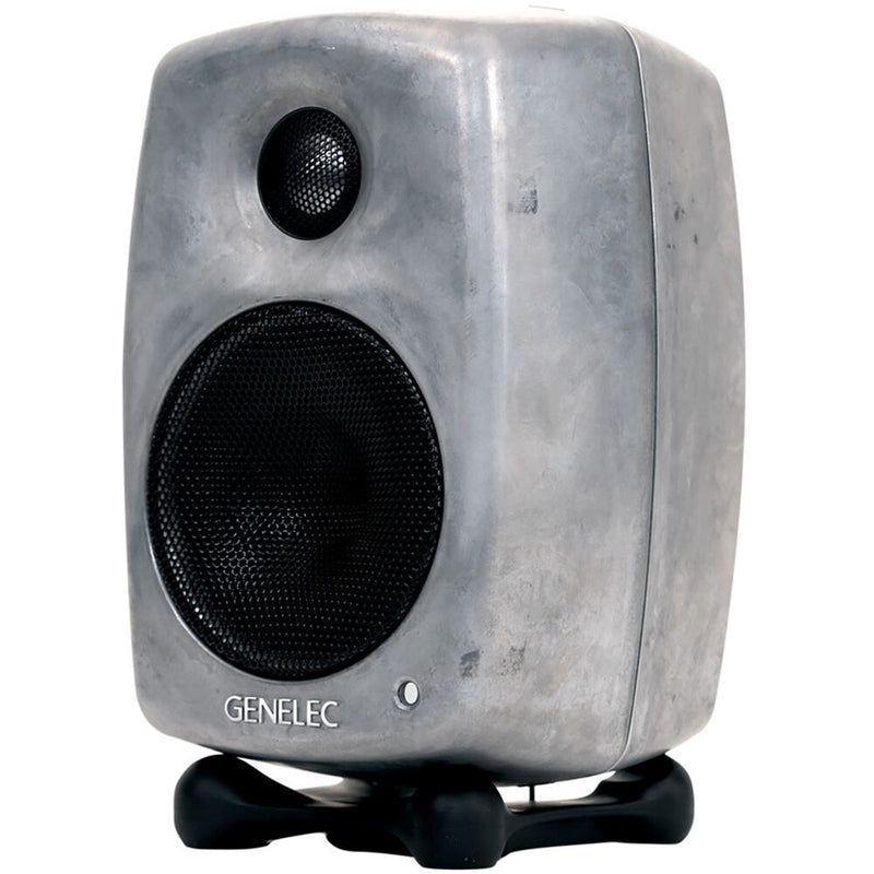 Genelec G One 2-Way Powered Bookshelf Speaker (Raw Aluminum, Single)