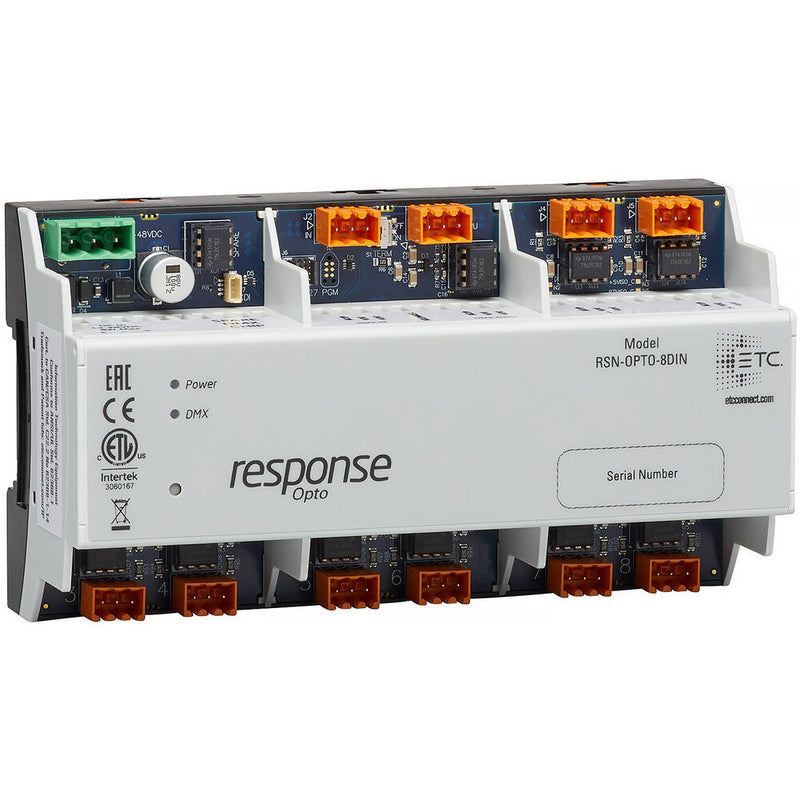 ETC Response Opto 8-Port Terminal Splitter (DIN Rail)