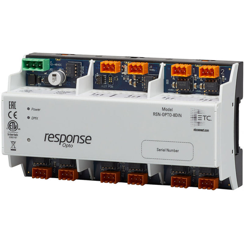 ETC Response Opto 8-Port Terminal Splitter (DIN Rail)