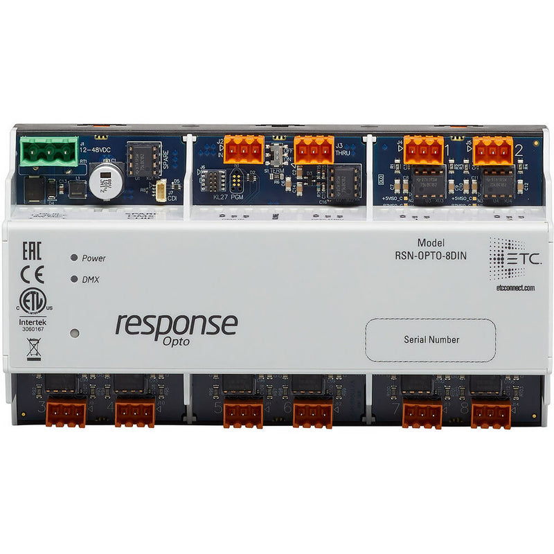 ETC Response Opto 8-Port Terminal Splitter (DIN Rail)