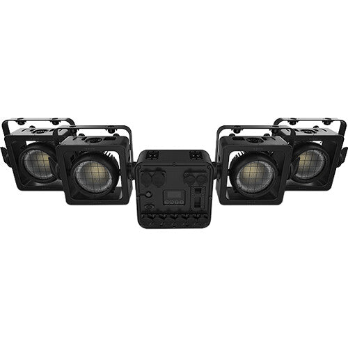 CHAUVET PROFESSIONAL Strike Array 1:4 LED Strobe Heads Mounted In Square Frame with Yokes, and Cables