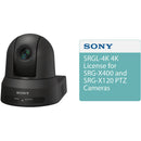 Sony SRG-X400 1080p PTZ Camera with 4K Upgrade License Kit (Black)