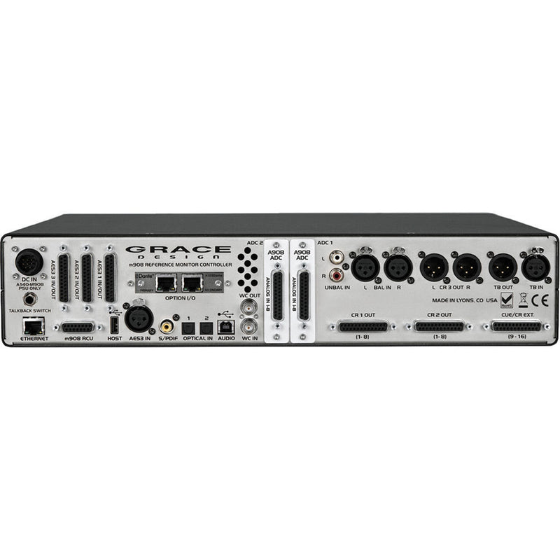 Grace Design M908 Controller with 16 Channels of Analog Inputs and Dante Network Card