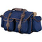 Billingham 550 Shoulder Bag (Navy Canvas / Chocolate Leather Trim, 21.5L)