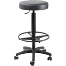 K&M Adjustable Guitar Stool with Stop & Go Wheels (Black)