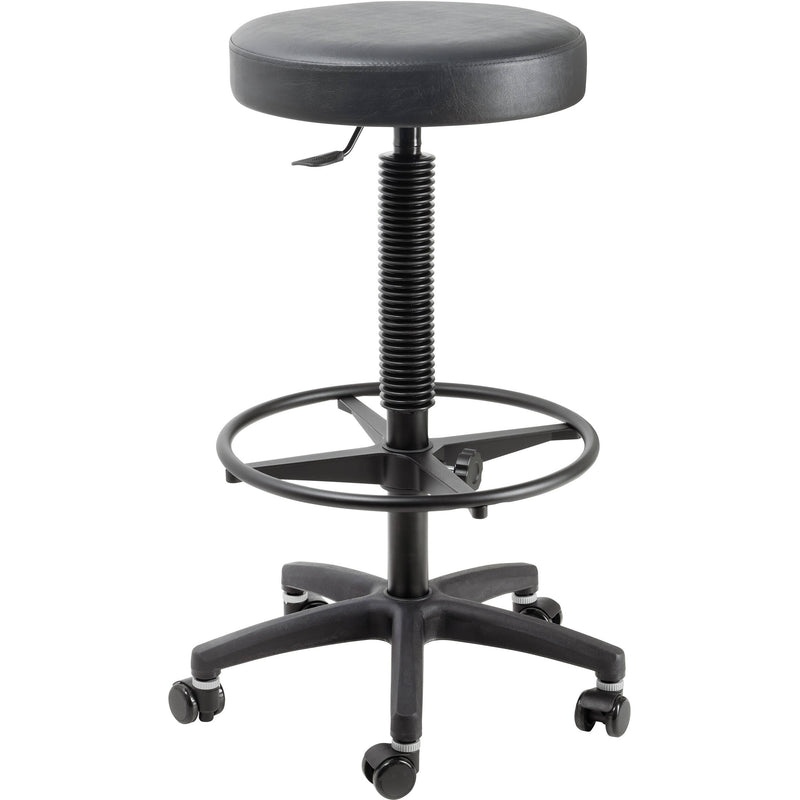 K&M Adjustable Guitar Stool with Stop & Go Wheels (Black)