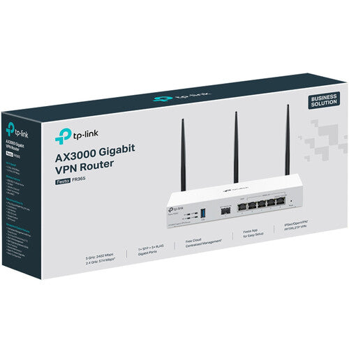 TP-Link Festa FR365 AX3000 Wireless Dual-Band Gigabit VPN Gateway