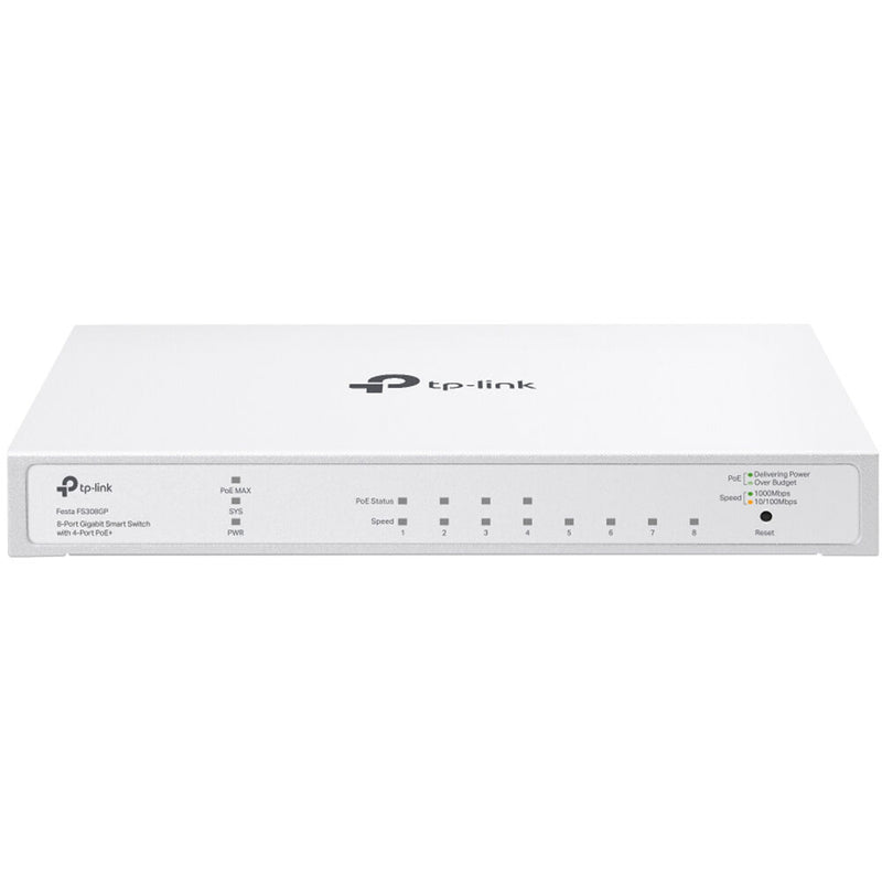 TP-Link Festa FS308GP 8-Port PoE+ Compliant Gigabit Managed Network Switch