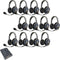 Eartec UltraLITE Pro16 Long-Range Dual-Channel Full-Duplex Wireless Intercom System with 12 Dual-Ear Headsets (2.4 GHz)