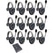 Eartec UltraLITE Pro16 Long-Range Dual-Channel Full-Duplex Wireless Intercom System with 12 Single-Ear Headsets (2.4 GHz)