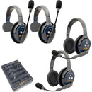 Eartec UltraLITE Pro16 Long-Range Dual-Channel Full-Duplex Wireless Intercom System with 2 Single-Ear & 2 Dual-Ear Headsets (2.4 GHz)