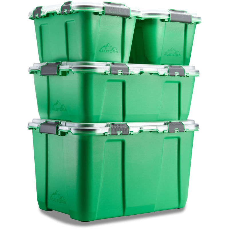 Alstora Storage Case Kit (Grass Green, 4-Container Set)