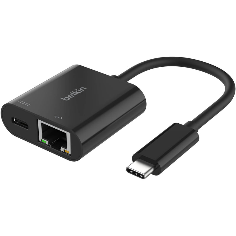 Belkin Connect USB-C to Gigabit Ethernet & 100W Charging Adapter