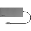 Belkin 8-in-1 USB-C Dual Display Core Hub (Silver)