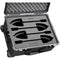 Jason Cases Shure MX418 4-Microphone Wheeled Case