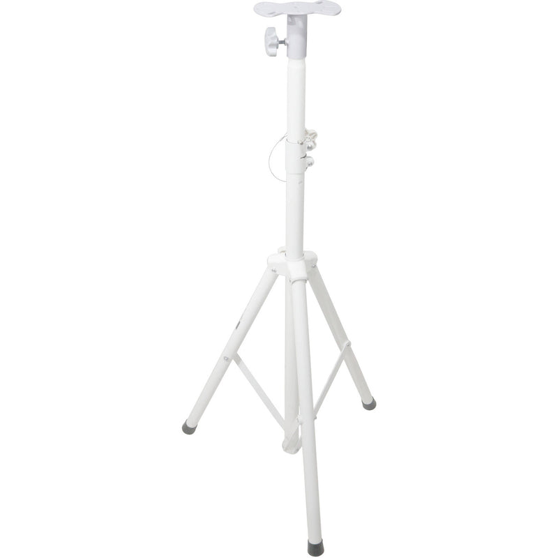 ProX Universal Speaker Stand Mounting Plate for Speaker, Moving Head Light, and Projector (White)